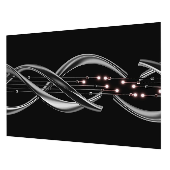 Vlies Fotótapéta De Perete, Wallfluent, Model impletit, Negru, 312 x 219 cm, Art Deco, Pentru Living, Hol, 010100060080000001267