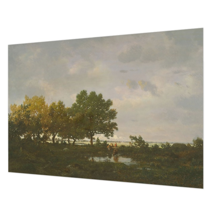 Tapéta Vlies Fali Dekoráció, Wallfluent, Erdő táj, Szürke, 208 x 146 cm, Nem Szőtt, Könnyen Felszerelhető, 010100060040000285352