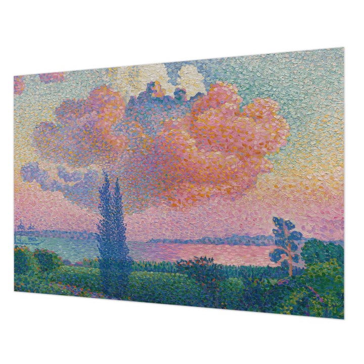 Tapéta Falra, Wallfluent, Színes táj, Rózsaszín, 312 x 219 cm, Vlies, Élénk Színek, 010100060080000285398