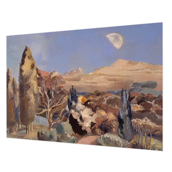 Dekor Tapéta, Wallfluent, Erdő táj, Kék, 208 x 146 cm, Vlies, Modern Dizájn, 010100060040000031206