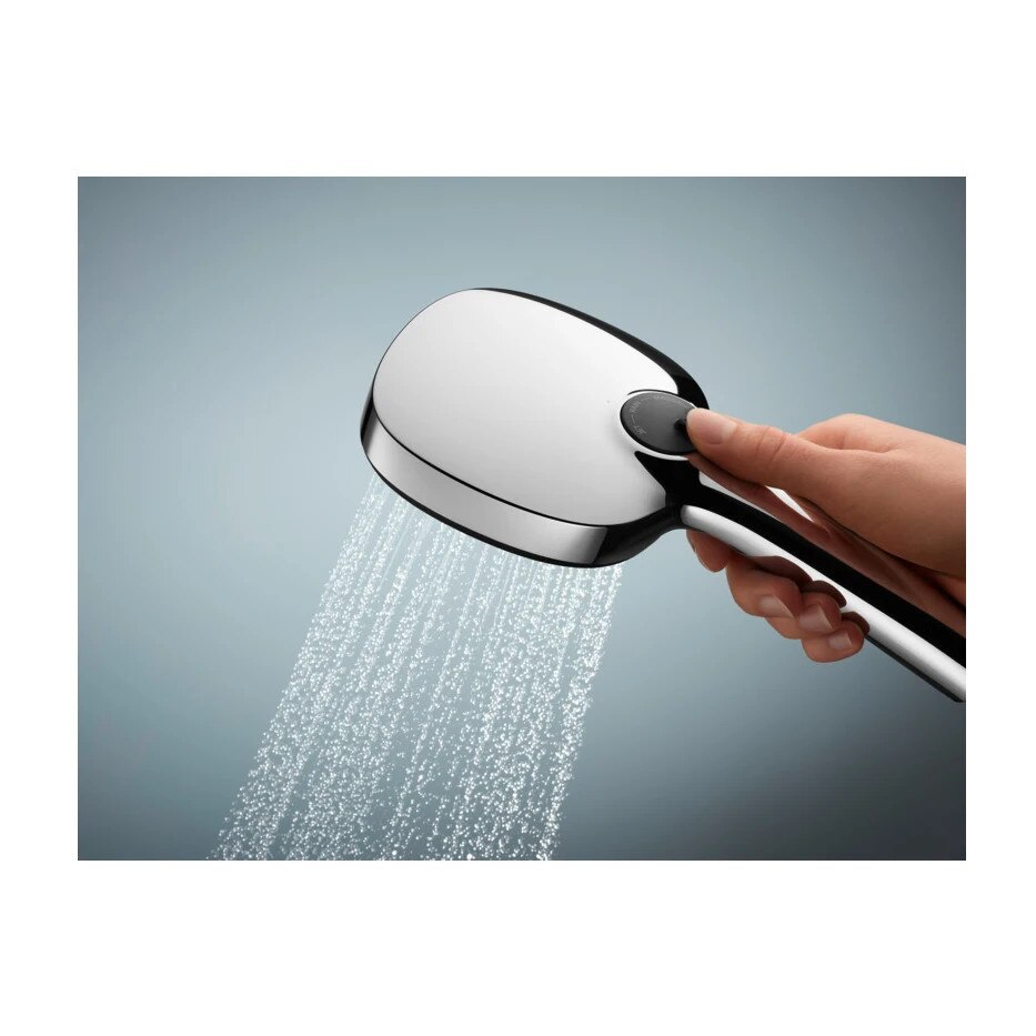 3点セット Set de dus Vitalio, Grohe Vitalio Square, 3 functii, argintiu