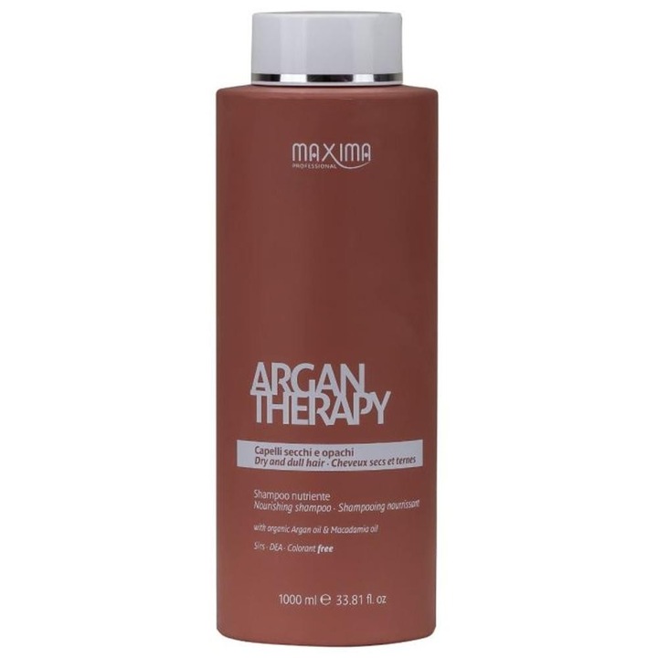 Set 2 x Sampon Regenerant Maxima cu Ulei de Argan si Cheratina 1000 ml