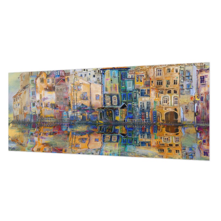 Fotótapéta Modern De Perete, Wallfluent, Oras magic, Bej, 250 x 104 cm, Decorativ, Usor De Curatat, 010100060050000018739