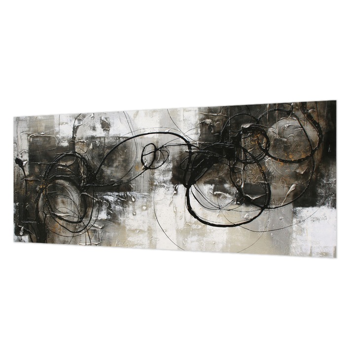 Fotótapéta Falra, Wallfluent, Absztrakt örvény, Fekete, 250 x 104 cm, Vlies, Stílusos, 010100060050000282733