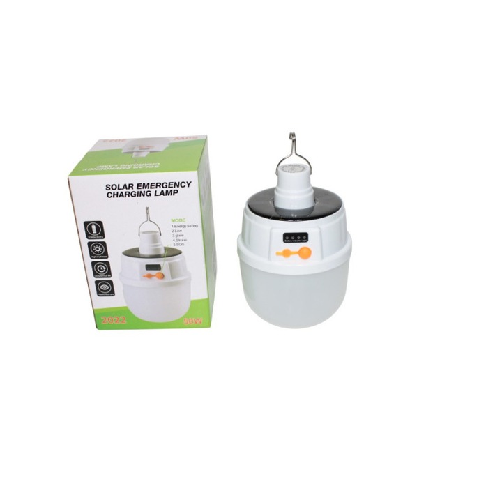 Къмпинг фенер със слънчево зареждане и батерия