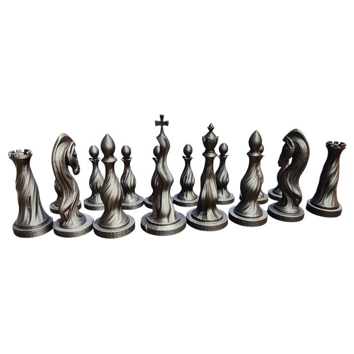 Set piese Sah Organic 16 buc 5-7 cm