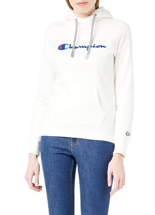 Hanorac cu gluga Classic Logo unisex, alb, marime S, Champion