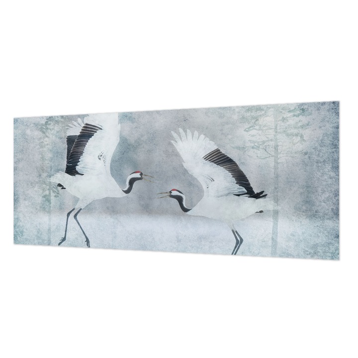 Dekor Tapéta, Wallfluent, Harmonikus daruk, Fehér, 250 x 104 cm, Vlies, Stílusos, 010100060050000284927