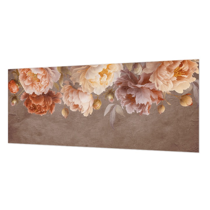 Fotótapéta Falra, Wallfluent, Virágos elegancia, Barna, 250 x 104 cm, Nem Szőtt, Modern Dizájn, 010100060050000285316