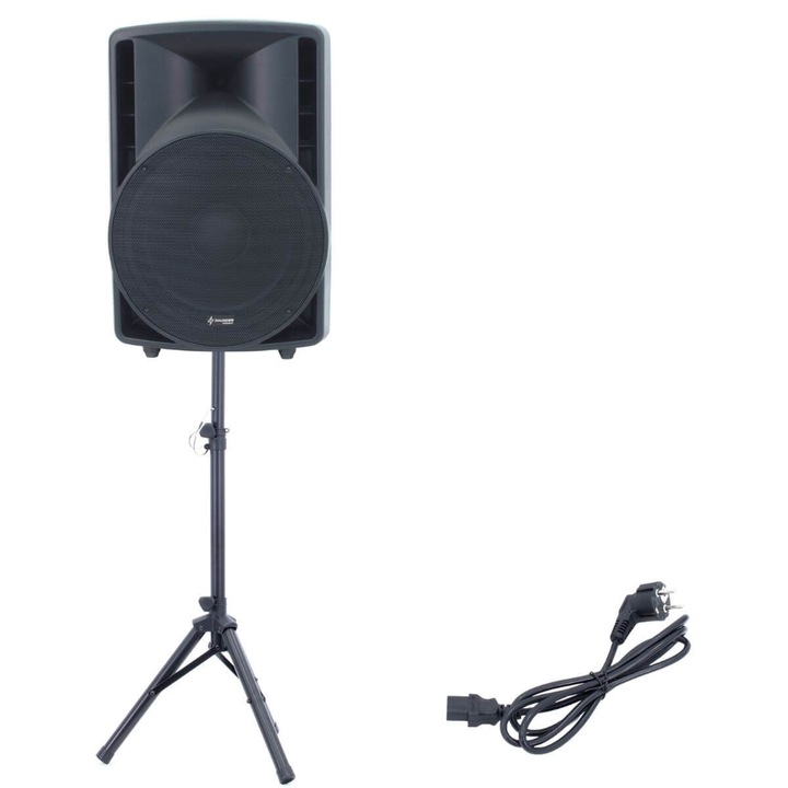 Thunder EUROLIVE B215D 400/800W aktív hangfalszett + ÁLLVÁNY (MP3 + Bluetooth)