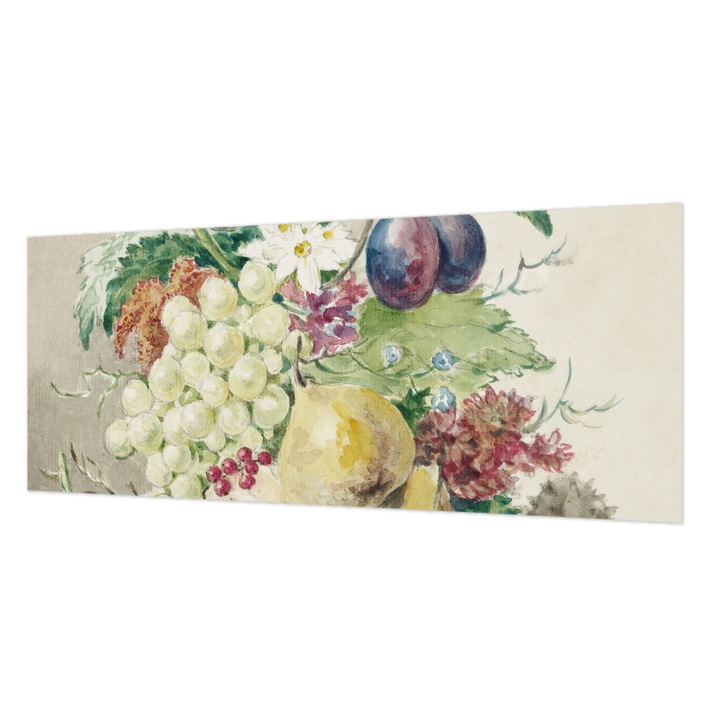 Fotótapéta Falra, Wallfluent, Virágok és gyümölcsök, Sárga, 250 x 104 cm, Vlies, Modern Tapétatekercs, 010100060050000285424