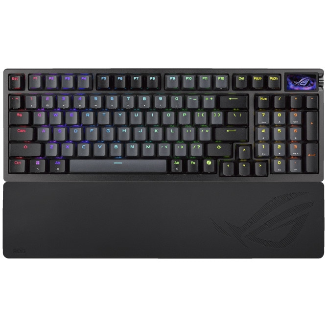 Tastatura Gaming Wireless ASUS ROG AZOTH 96 HE, ROG Hall Sensor