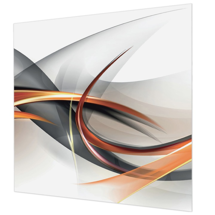 Fotótapéta Falra, Wallfluent, Absztrakt dinamika, Fehér, 250 x 250 cm, Vlies, Modern Belsőépítészeti Dekoráció, 010100060060000006028