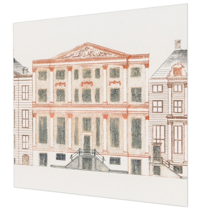 Fotótapéta Falra, Wallfluent, Cladiri clasice, Alb, 250 x 250 cm, Elegant, Lavabil, 010100060060000282717