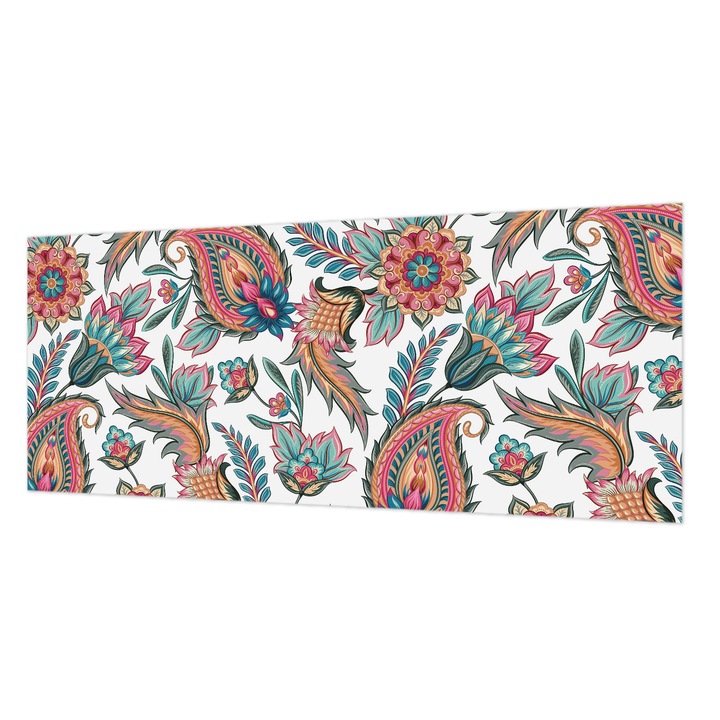 Fali Fotótapéta, Wallfluent, Model oriental, Alb, 250 x 104 cm, Decorativ, Pentru Uz Intern, 010100060050000012973