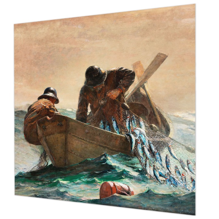 Fototapet Vlies de Perete, Wallfluent, Aventura pe mare, Albastru, 250 x 250 cm, Decorativ, Lavabil