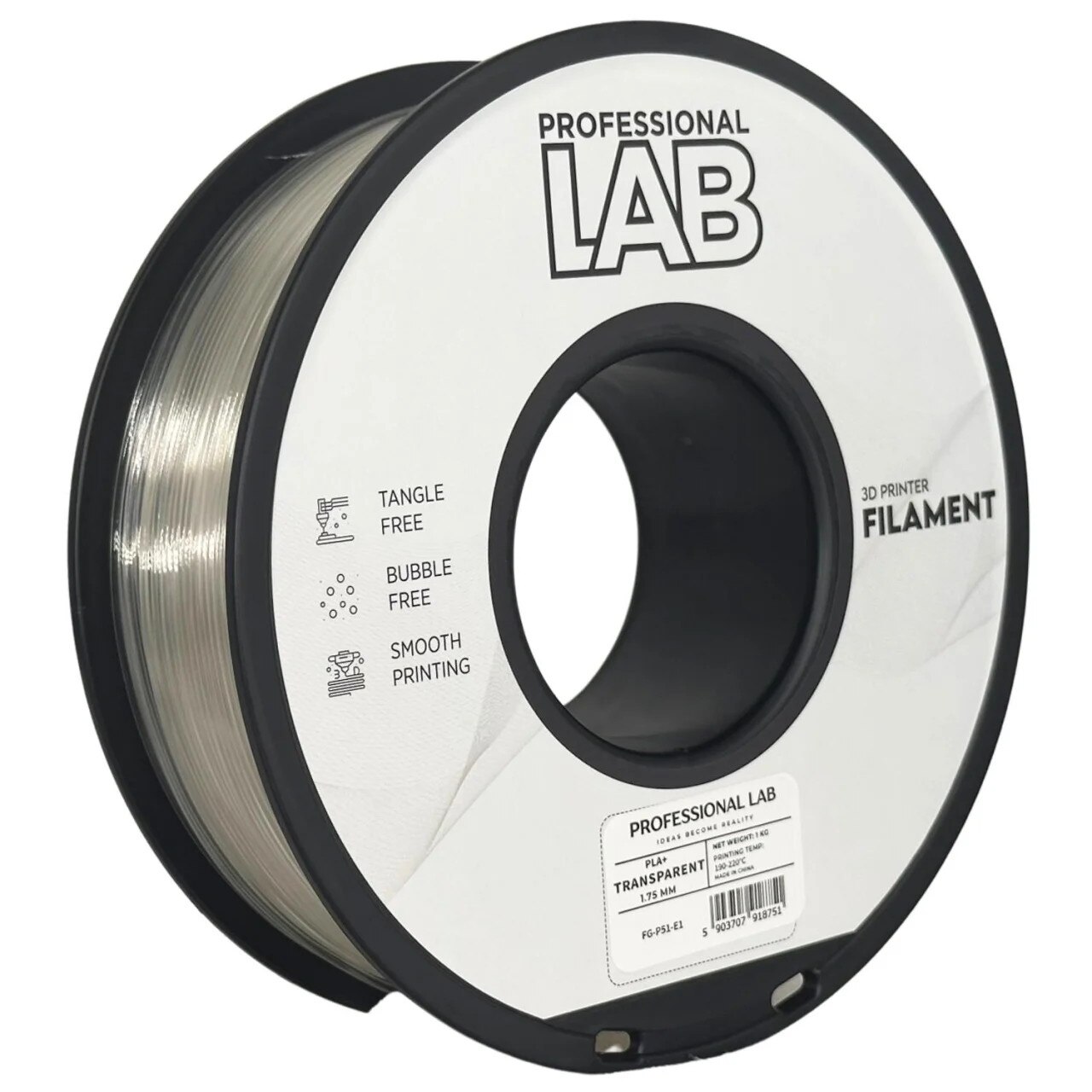 Filament PLA+ pentru imprimanta 3D, Professional LAB, 1 kg, 1.75 mm ...