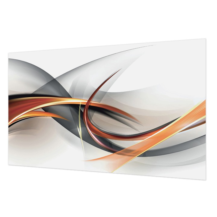 Tapet Vlies Pentru Perete, Wallfluent, Dinamica abstracta, Alb, 416 x 254 cm, Decorativ, Pentru Birou, 010100060100000006028