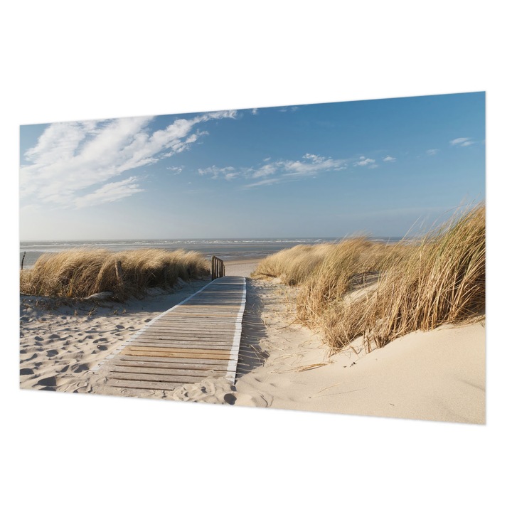 Tapet Vlies Pentru Perete, Wallfluent, Calea Marii, Albastru, 416 x 254 cm, Art Deco, Pentru Dormitor, Bucatarie, 010100060100000000702