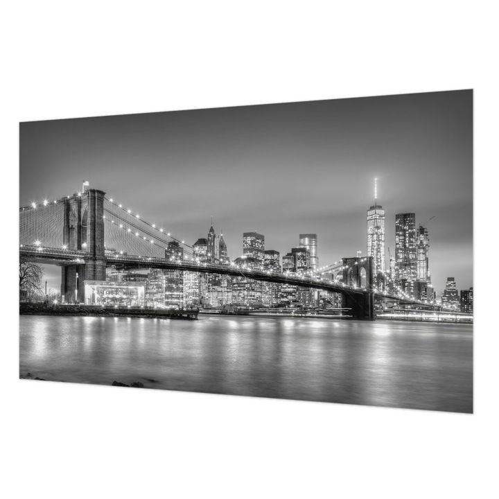 Fali Fotótapéta, Wallfluent, Podul Metropolei, Multicolor, 416 x 254 cm, Elegant, Pentru Birou, 010100060100000008340