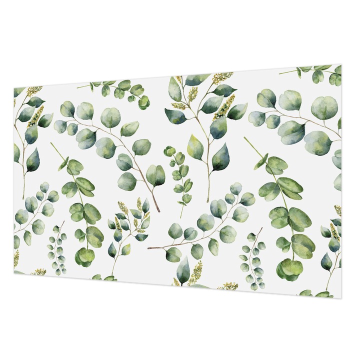 Modern Tapétatekercs De Perete, Wallfluent, Frunze verzi, Verde, 416 x 254 cm, Decorativ, Pentru Uz Intern, 010100060100000011871