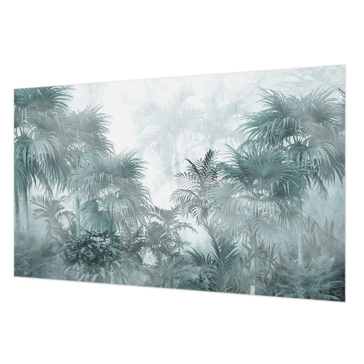 Fotótapéta Falra, Wallfluent, Verde exotic, Albastru, 416 x 254 cm, Decorativ, De Interior, 010100060100000282778