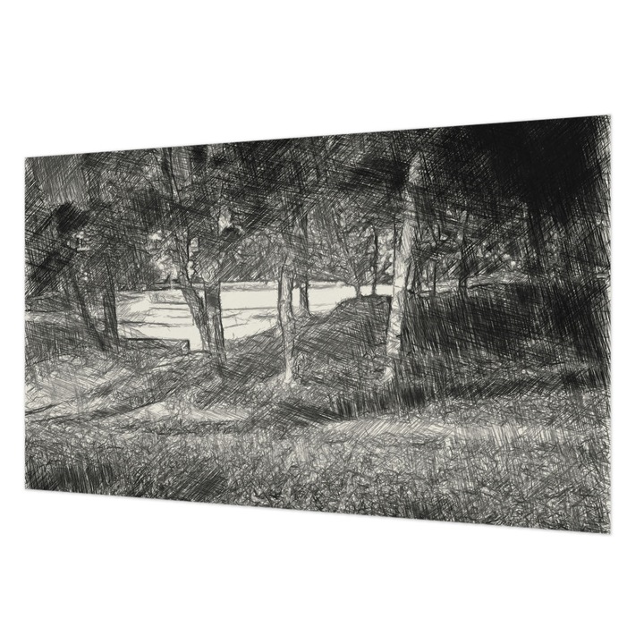 Tapet Vlies De Perete, Wallfluent, Un peisaj linistit, Multicolor, 416 x 254 cm, Decorativ, Pentru Living, Hol, 010100060100000282785