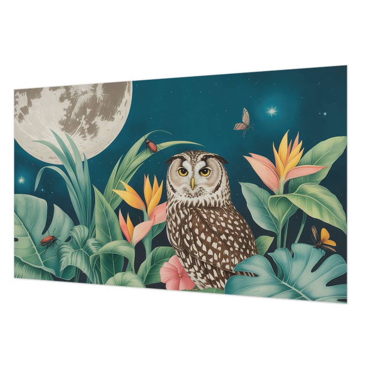 Vlies Fotótapéta De Perete, Wallfluent, Safari lunar, Verde, 416 x 254 cm, Elegant, Pentru Dormitor, Bucatarie, 010100060100000284718