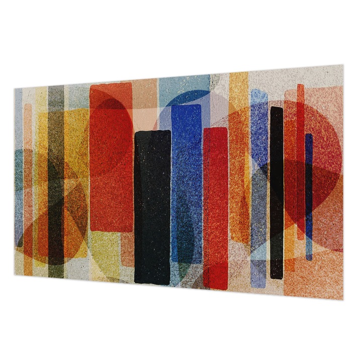 Fotótapéta De Perete, Wallfluent, Forme geometrice, Negru, 416 x 254 cm, Decorativ, Pentru Birou, 010100060100000284794