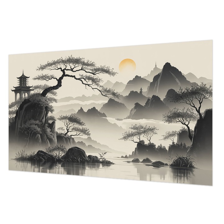 Tapet Vlies De Perete, Wallfluent, Peisaj estic, Multicolor, 416 x 254 cm, Decorativ, Pentru Uz Intern, 010100060100000284804