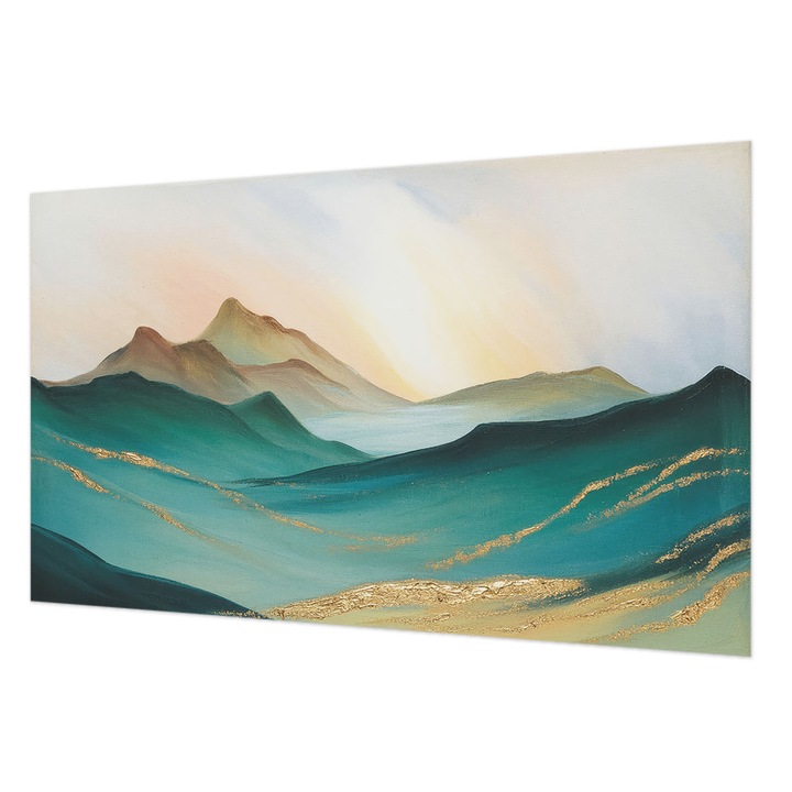 Modern Tapétatekercs De Perete, Wallfluent, Peisaj linistit, Verde, 416 x 254 cm, Decorativ, Pentru Uz Intern, 010100060100000284822