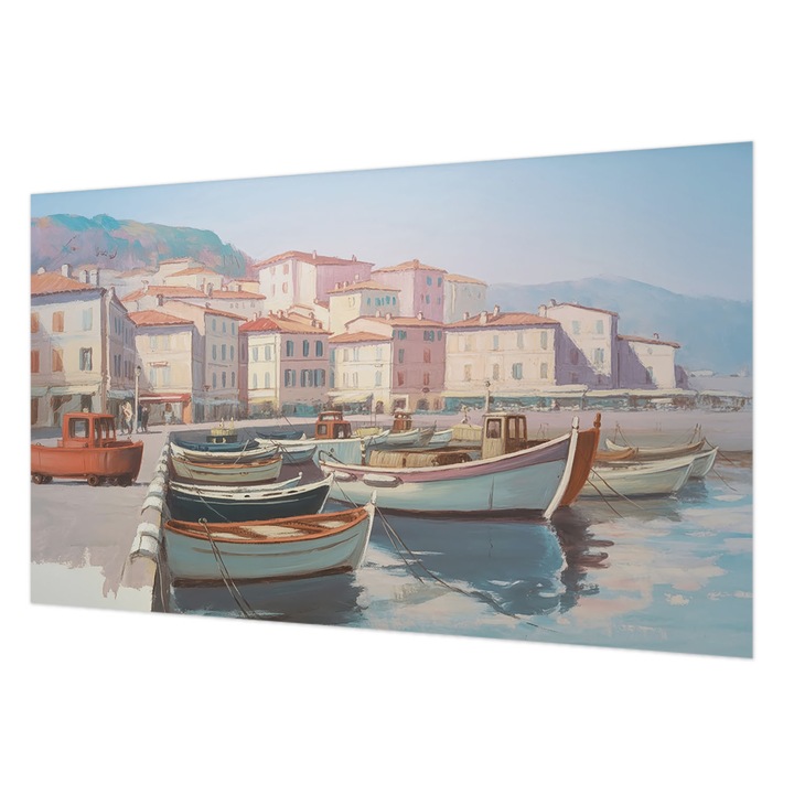 Fali Fotótapéta, Wallfluent, Refugiu la malul marii, Bej, 416 x 254 cm, Elegant, Usor De Curatat, 010100060100000284899