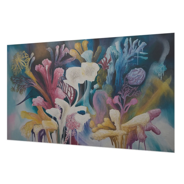 Fotótapéta Falra, Wallfluent, Virágrobbanás, Kék, 416 x 254 cm, Nem Szőtt, Modern Dizájn, 010100060100000285020