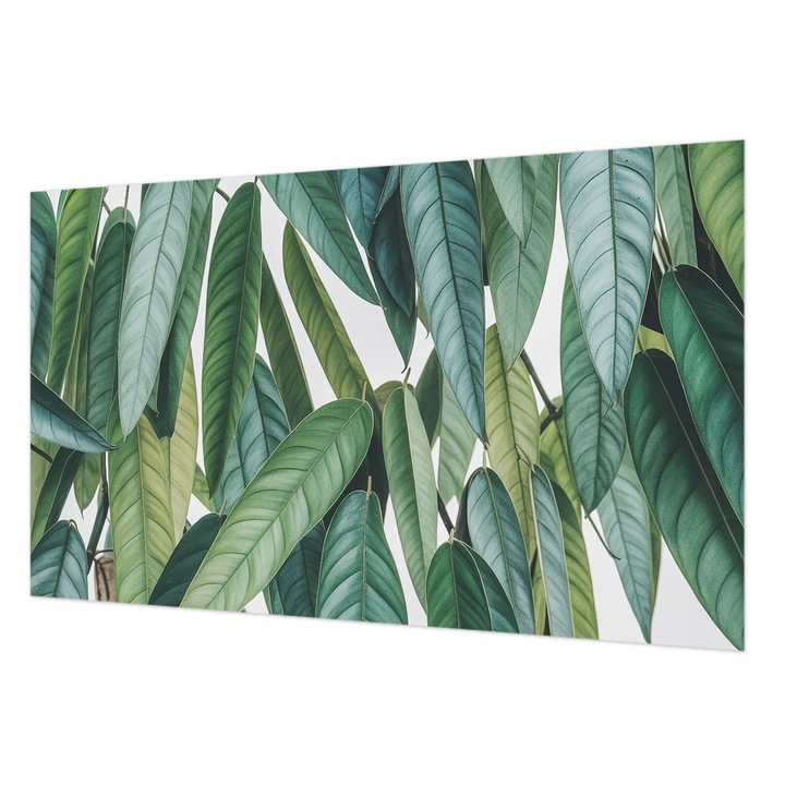Tapéta Vlies Fali Dekoráció, Wallfluent, Természetes levelek, Zöld, 416 x 254 cm, Nem Szőtt, Modern Dizájn, 010100060100000285049