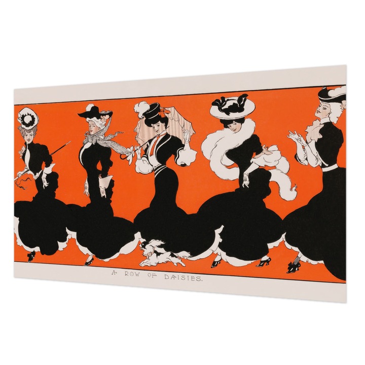 Tapet Vlies De Perete, Wallfluent, Tinute pentru femei, Negru, 416 x 254 cm, Elegant, Culoare Intensa, 010100060100000285285