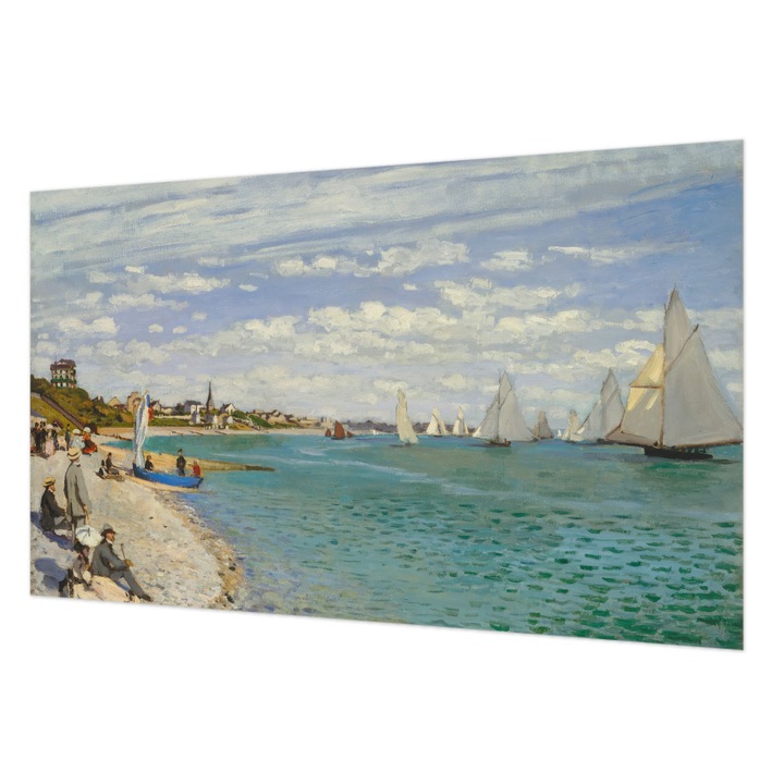 Dekor Tapéta, Wallfluent, Tengerparti táj, Kék, 416 x 254 cm, Nem Szőtt, Klasszikus, 010100060100000285479