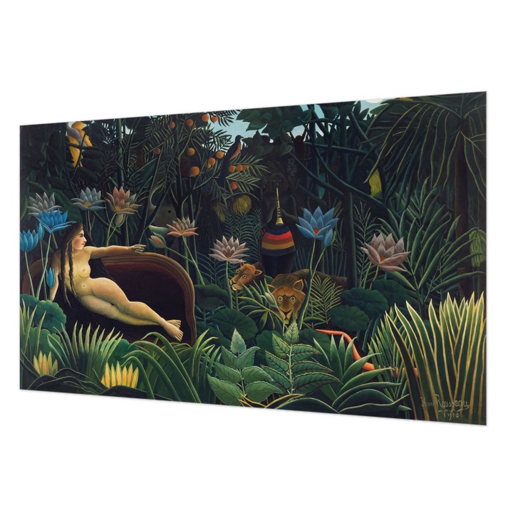 Fotótapéta Falra, Wallfluent, Egzotikus dzsungel, Zöld, 416 x 254 cm, Vlies, Modern Dizájn, 010100060100000285645