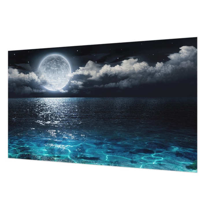 Fotótapéta De Perete, Wallfluent, Marea de noapte, Albastru, 416 x 254 cm, Decorativ, Pentru Birou, 010100060100000008436