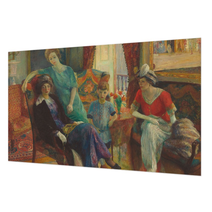 Fotótapéta Falra, Wallfluent, Eleganta clasica, Albastru, 416 x 254 cm, Decorativ, Usor De Instalat, 010100060100000285391