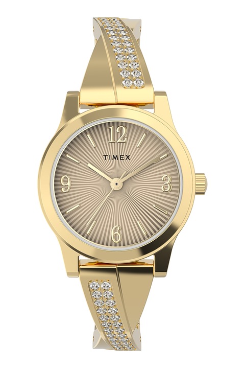 Timex, Main Street kristályokkal díszített karóra, Aranyszín