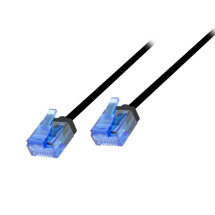 Cablu Patch Logilink CAT6A U-UTP 1,5m Negru