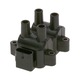 Bobina de inductie Bosch pentru Dacia Logan Pickup 1.6 MPI 2010, 14V, set cu 4 stickere auto