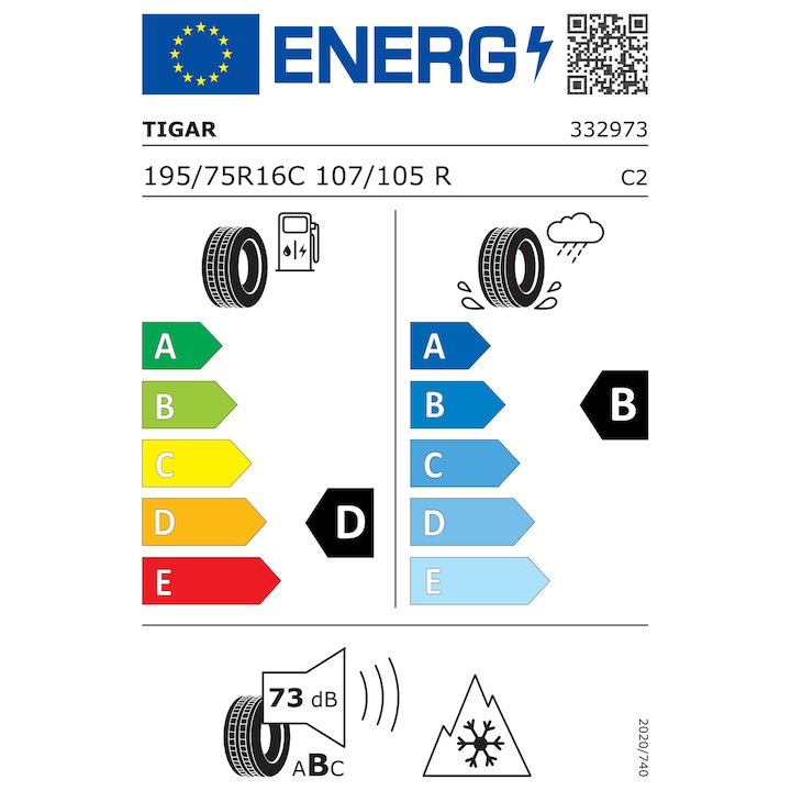 Anvelopa All season Tigar ALL SEASON LIGHT TRUCK 195/75 R16 C107/105 R