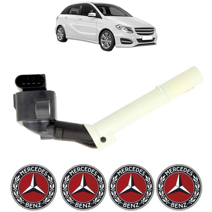 Bobina de inductie Bosch, set 4 stickere auto Mercedes-Benz, pentru B-Class Sports Tourer B 180, 122 Cp, 2011-2018