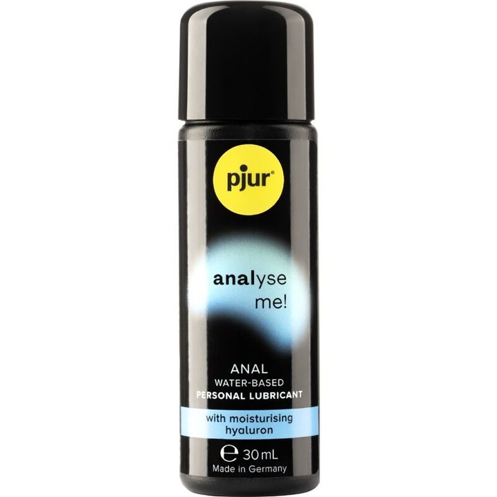 Lubrifiant anal pe baza de apa, Pjur, Analyze Me!, 30ml, cu acid hialuronic, efect de confort