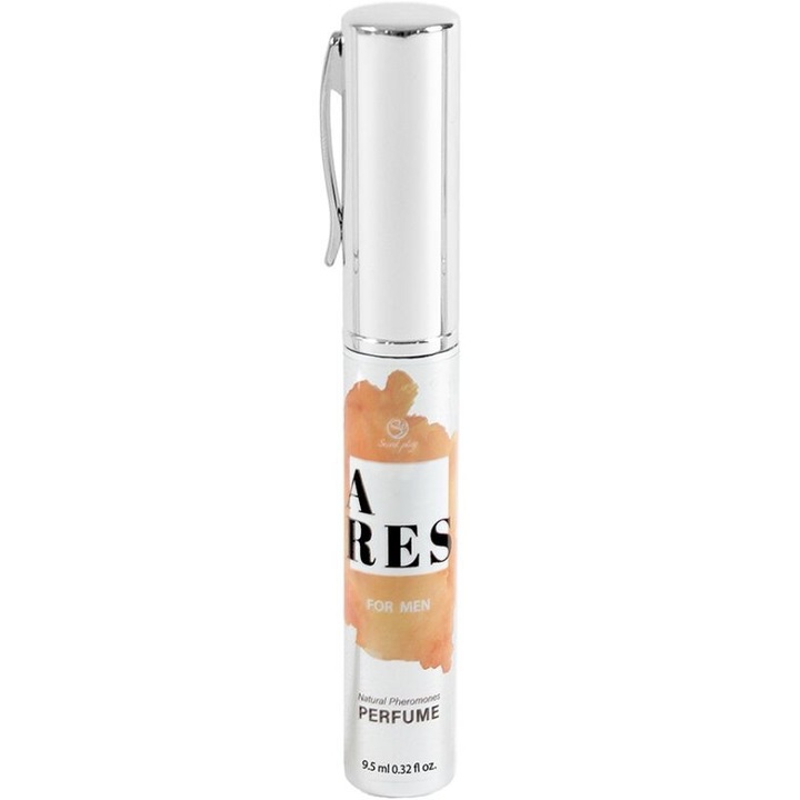 Parfum barbatesc Secret Play Ares, note lemnoase, 9,5 ml, dimensiune de calatorie