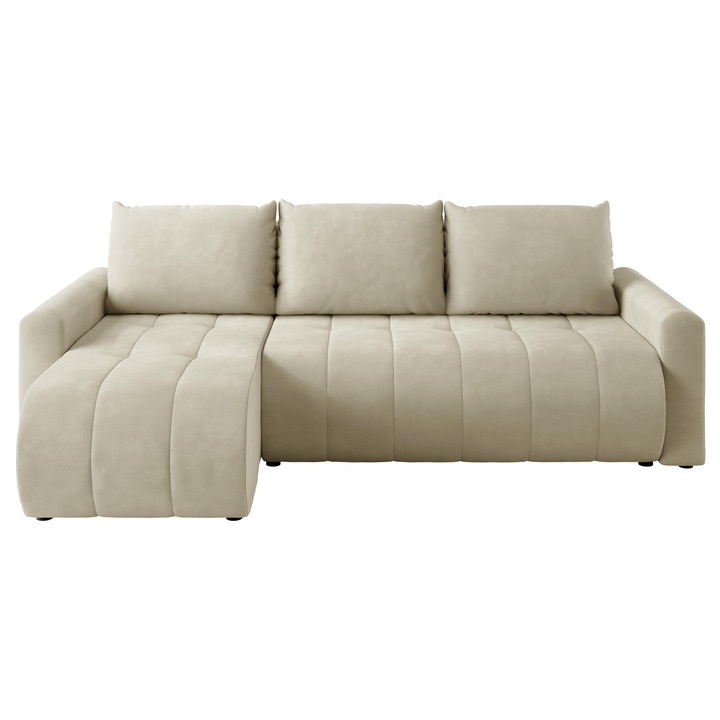 Coltar extensibil living Jula, MIRJAN 24, crem, 149x230x87 cm
