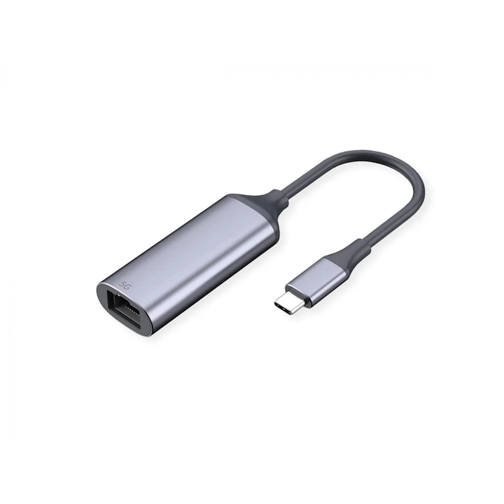 Adaptor USB 3.2 type C la 5 Gigabit LAN, Value 12.99.1128