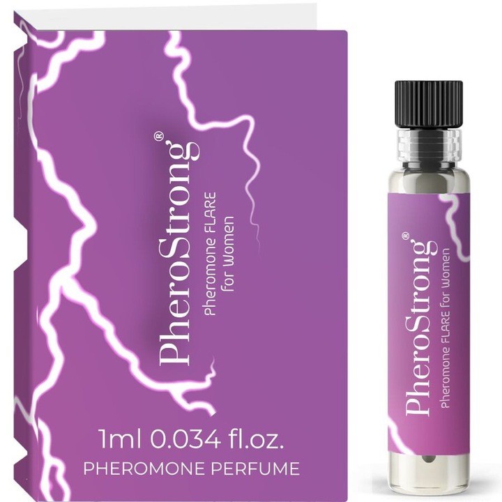 Parfum pentru dama, PheroStrong, Flare, note florale, vanilie, 1 ml
