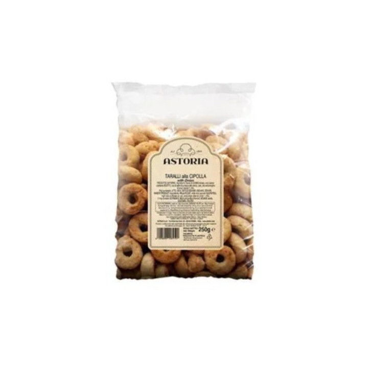 Covrigei Taralli cu ceapă Astoria 250g, cu semințe de fenicul